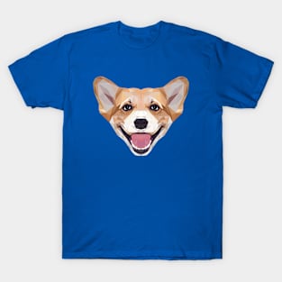 Welsh Corgi Low Poly Speed Art T-Shirt